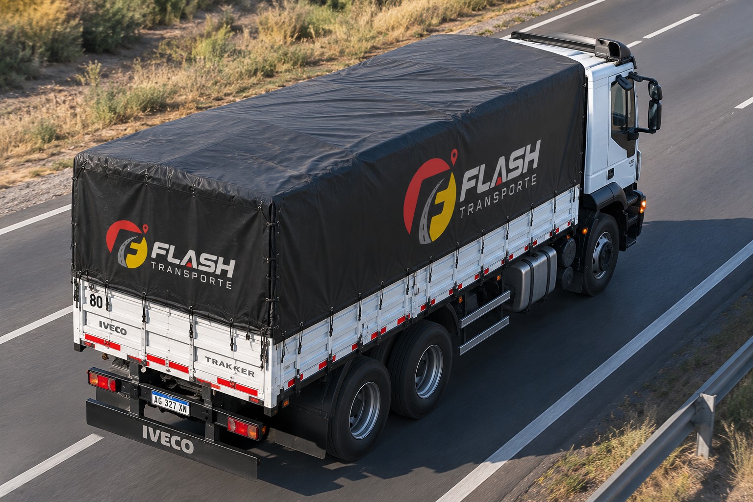 Camión Iveco Trakker Flash Transporte